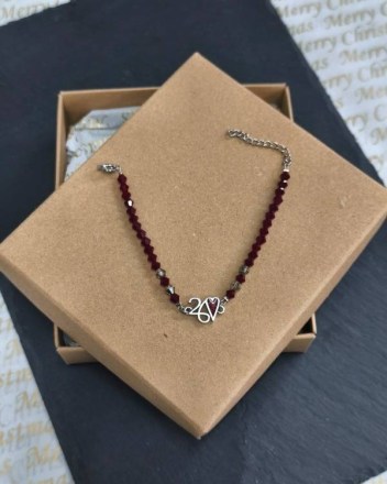 9  β  βραχιολι 26 καρδια κοκκινες (1)